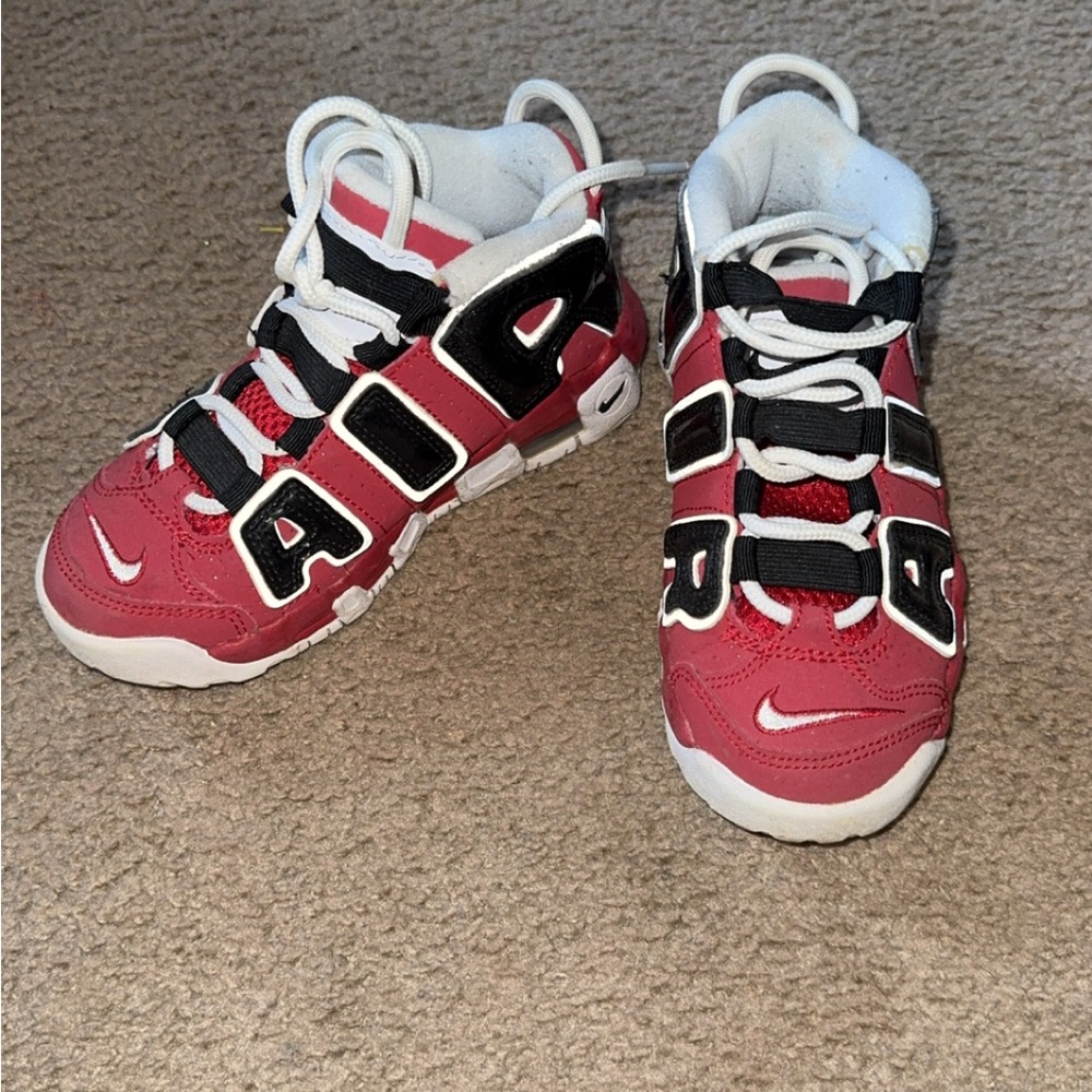 Nike Kids Red and White Sneakers